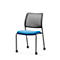 Funda para silla, para silla para visitas to-sync meet, reequipable, azul celeste
