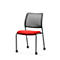 Funda para silla, para silla para visitas to-sync meet, reequipable, rojo rubí
