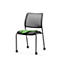 Funda para silla, para silla para visitas to-sync meet, reequipable, verde