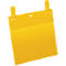 Fundas de documento con solapa, An 210 x Al 148 mm (A5 transversal), 50 unidades, amarillo