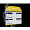 Fundas transparentes Orgatex, 1/3 DIN, amarillo, 10 uds.