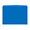 Fundas transparentes Orgatex, A4 transversal, azul, 10 uds.