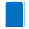 Fundas transparentes Orgatex, A4 vertical, azul, 10 uds.