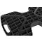 Fußstütze Unilux Updown, ergonomisch, neigbar, Anti-Rutsch-Belag, L 430 x B 337 x H 135/90 mm, PP & Silikon, schwarz