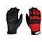 Gants de travail Royal, rembourré, avec protection des doigts contre les objets pointus, 6 paires, taille L