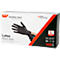 Gants jetables WORK-INN, pour gauche &amp; droite, non poudrés, non stériles, convient pour aliments, taille L, latex naturel, noir, 100 pièces