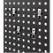 Garderobe-insteekrek ORDO Flex - stalen - modulair - B 1060 x D 535 x H 2000 mm - draagvermogen 1200 kg - gitzwart RAL 9005