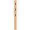 Garderobenpaneel 3728, MDF melaminharzbeschichtet, 3 ausklappbare Haken, ca. B 150 x T 30 x H 1700 mm, Eiche
