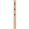 Garderobenpaneel 3728, MDF melaminharzbeschichtet, 3 ausklappbare Haken, ca. B 150 x T 30 x H 1700 mm, Eiche