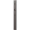 Garderobenpaneel Susanna, Wandmontage, 3 Klapphaken, bis 5 kg, B 150 x T 30 x H 1700 mm, MDF, graphit matt