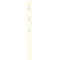Garderobenpaneel Susanna, Wandmontage, 3 Klapphaken, bis 5 kg, B 150 x T 40 x H 1700 mm, MDF, vanille matt
