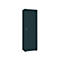 Garderobenschrank, 1-türig, B 60 cm, 5OH, graphit