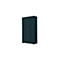 Garderobenschrank, 2-türig, B 80 cm, 6 OH, graphit