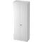 Garderobenschrank Topas Line, 6 Ordnerhöhen, abschließbar, B 800 x T 420 x H 2156 mm, weiß