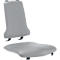 Garnissage de rechange Sintec, avec soutien lombaire, similicuir, Stamskin Top gris