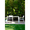 Gartentisch Jan Kurtz Nova, rechteckig, Aluminium pulv.beschichtet, B 1400 x T 800 x H 750 mm, schwarz
