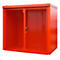Gasflaschencontainer BAUER GFC-B M3, B 1570 x T 2425 x H 2265, für 45 Gasflaschen, feuerbeständig, abschließbar, rot