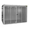 Gasflaschencontainer BAUER GFC-B M4, B 1570 x T 3120 x H 2295, für 60 Gasflaschen, feuerbeständig, abschließbar, grau