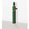 Gasfles wandhouder, staal, B 195 x D 130 x H 60 mm, 1 fles Ø 140 mm, met kettingslot