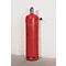 Gasfles wandhouder, staal, B 375 x D 220 x H 60 mm, 1 fles Ø 320 mm, met kettingslot