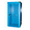 Gasflessencontainer BAUER GFC-B M0, B 1090 x D1185 x H 2205, voor 9 gasflessen, brandwerend, afsluitbaar, blauw