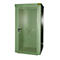 Gasflessencontainer BAUER GFC-B M0, B 1090 x D1185 x H 2205, voor 9 gasflessen, brandwerend, afsluitbaar, groen