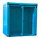 Gasflessencontainer BAUER GFC-B M2, B 1570 x D 2125 x H 2265, voor 35 gasflessen, brandwerend, afsluitbaar, blauw