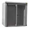 Gasflessencontainer BAUER GFC-B M2, B 1570 x D 2125 x H 2265, voor 35 gasflessen, brandwerend, afsluitbaar, grijs