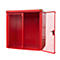 Gasflessencontainer BAUER GFC-B M2, B 1570 x D 2125 x H 2265, voor 35 gasflessen, brandwerend, afsluitbaar, rood