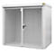 Gasflessencontainer BAUER GFC-B M3, B 1570 x D 2425 x H 2265, voor 45 gasflessen, brandwerend, afsluitbaar, wit