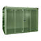 Gasflessencontainer BAUER GFC-B M4, B 1570 x D 3120 x H 2295, voor 60 gasflessen, brandwerend, afsluitbaar, groen