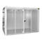 Gasflessencontainer BAUER GFC-B M4, B 1570 x D 3120 x H 2295, voor 60 gasflessen, brandwerend, afsluitbaar, wit