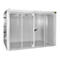 Gasflessenhouder BAUER GFC-B M5, B 2175 x D 3125 x H 2270, voor 96 gasflessen, brandwerend, afsluitbaar, wit