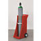 Gasflessenwagen, polyethyleen, B 495 x D 627 x H 1110 mm, tot 80 kg, 1 cilinder Ø 320 mm, spanband voor cilinderborging