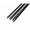 GBC® inbindruggen, plastic, Ø 22 mm, 100 stuks, zwart