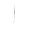 GBC® inbindruggen, plastic, Ø 6 mm, 100 stuks, wit