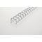 GBC metalen inbindruggen WireBind, A4, 34 ringen, 5 mm voor max. 35 pagina's, 100 stuks, zilver