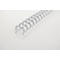 GBC metalen inbindruggen WireBind, A4, 34 ringen, 6 mm voor max. 55 pagina's, 100 stuks, zilver