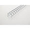 GBC metalen inbindruggen WireBind, A4, 34 ringen, 8 mm voor max. 70 pagina's, 100 stuks, zwart