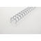 GBC metalen inbindruggen WireBind, A4, 34 ringen, 9,5 mm voor max. 85 pagina's, 100 stuks, zilver