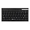 GCQ CleanType Easy Basic Compact - Tastatur - USB - QWERTZ - Deutsch - Schwarz
