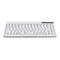 GCQ CleanType Easy Basic Compact - Tastatur - USB - QWERTZ - Deutsch - weiß