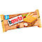 Hanuta bar, with wafer, hazelnut filling and lettering.