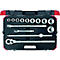 GEDORE RED dopsleutelset R7800 4014, 14-delig, 3/4 inch, CV-staal, SW 22-50 mm, omkeerbare ratel 24 tanden