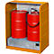 Gefahrstoff-Rollladenschrank, Typ RSG-1, orange RAL2000