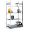Gefahrstoffregal asecos REG-B 1072, B 1060 x T 725 x H 2000 mm, mit 45 l Bodenauffangwanne und 4 Stahl-Gitterostböden