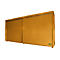 Geïsoleerde rekkenbak BAUER CEH 75-2, staal, schuifdeur, B 7800 x D 1550 x H 3490 mm, oranje