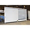 Geïsoleerde rekkencontainer BAUER CEH 59-2 IBC, staal, schuifdeur, B 6440 x D 1550 x H 3510 mm, wit