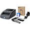 Geldscheinprüfer Safescan® 155-S Complete, EZB-getestet, 6 Währungen, 7 Sicherheitsmerkmale, 3,8″ LC-Display, USB/MicroSD, inkl. Akku & Banknotenstapler