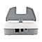 Geldweegschaal ratiotec® RS 1000, voor munten en bankbiljetten, EUR/GBP/CHF, optel- en afdrukfunctie, USB, L 190 x B 129 x H 108 mm, grijs